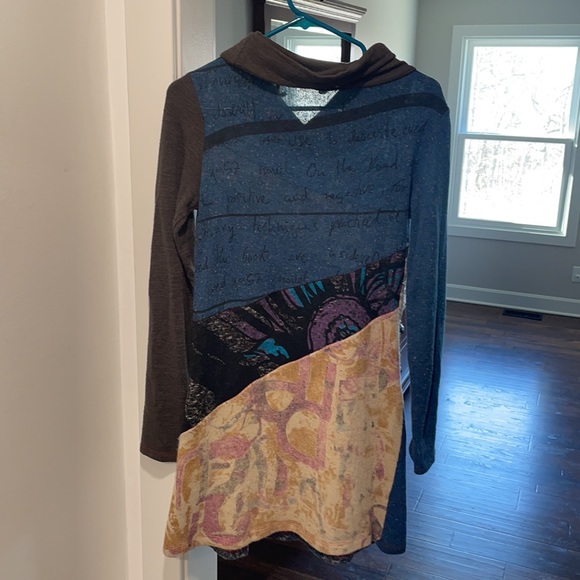 Funky vintage sweater dress - Picture 3 of 3